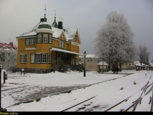 Marifreds station i vinterskrud