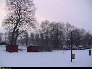 Bangården i Mariefred Nyårsafton 2009